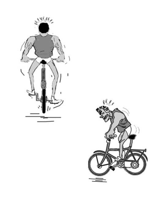 Biker-cartoon